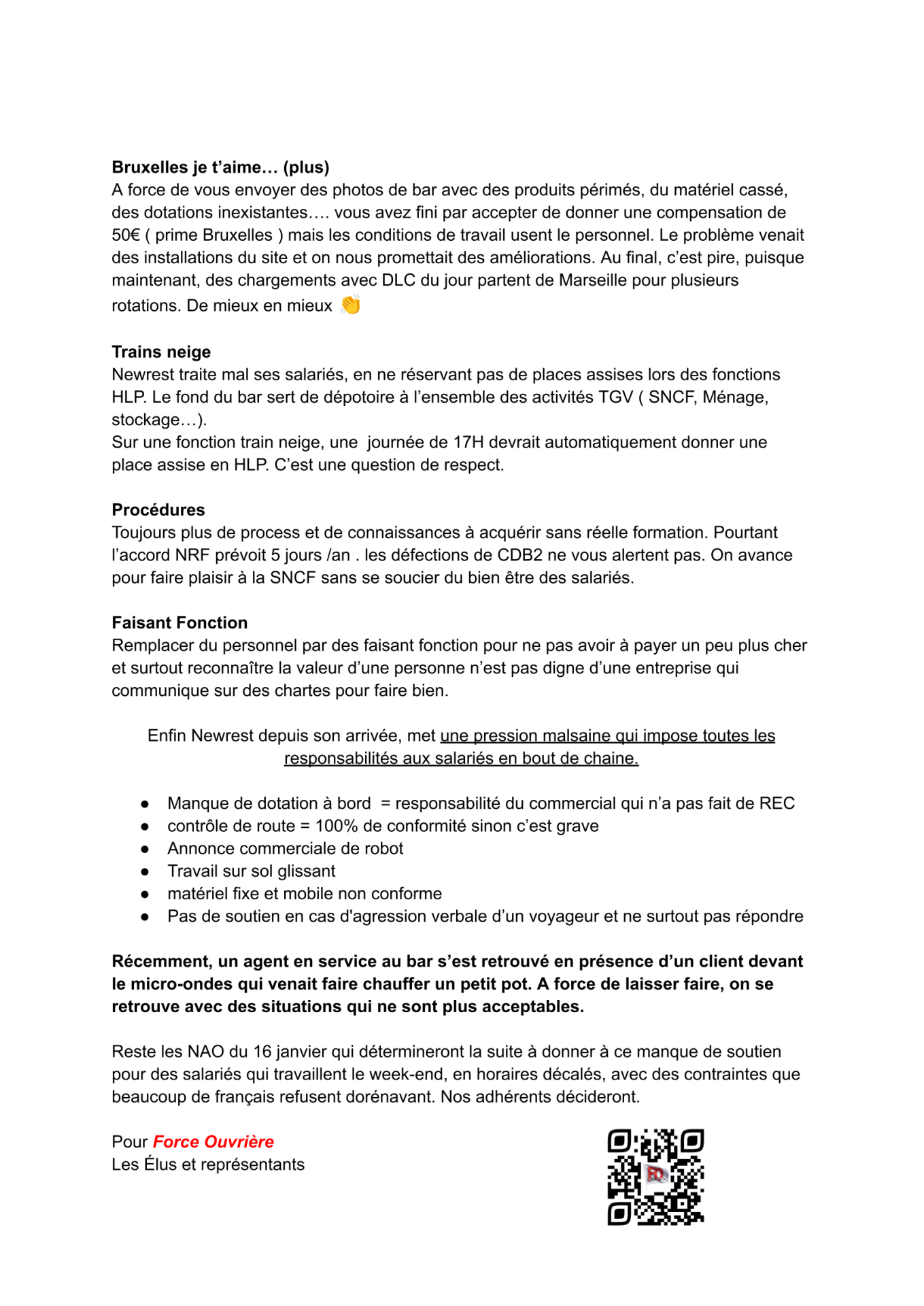 Courrier non conformite 2026 2