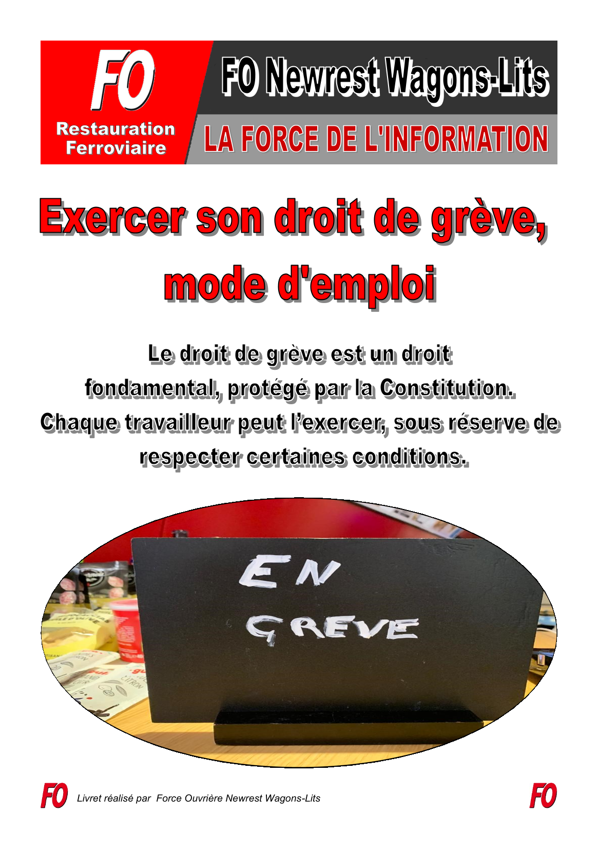 Livret FO RF Exercer son droit de grève
