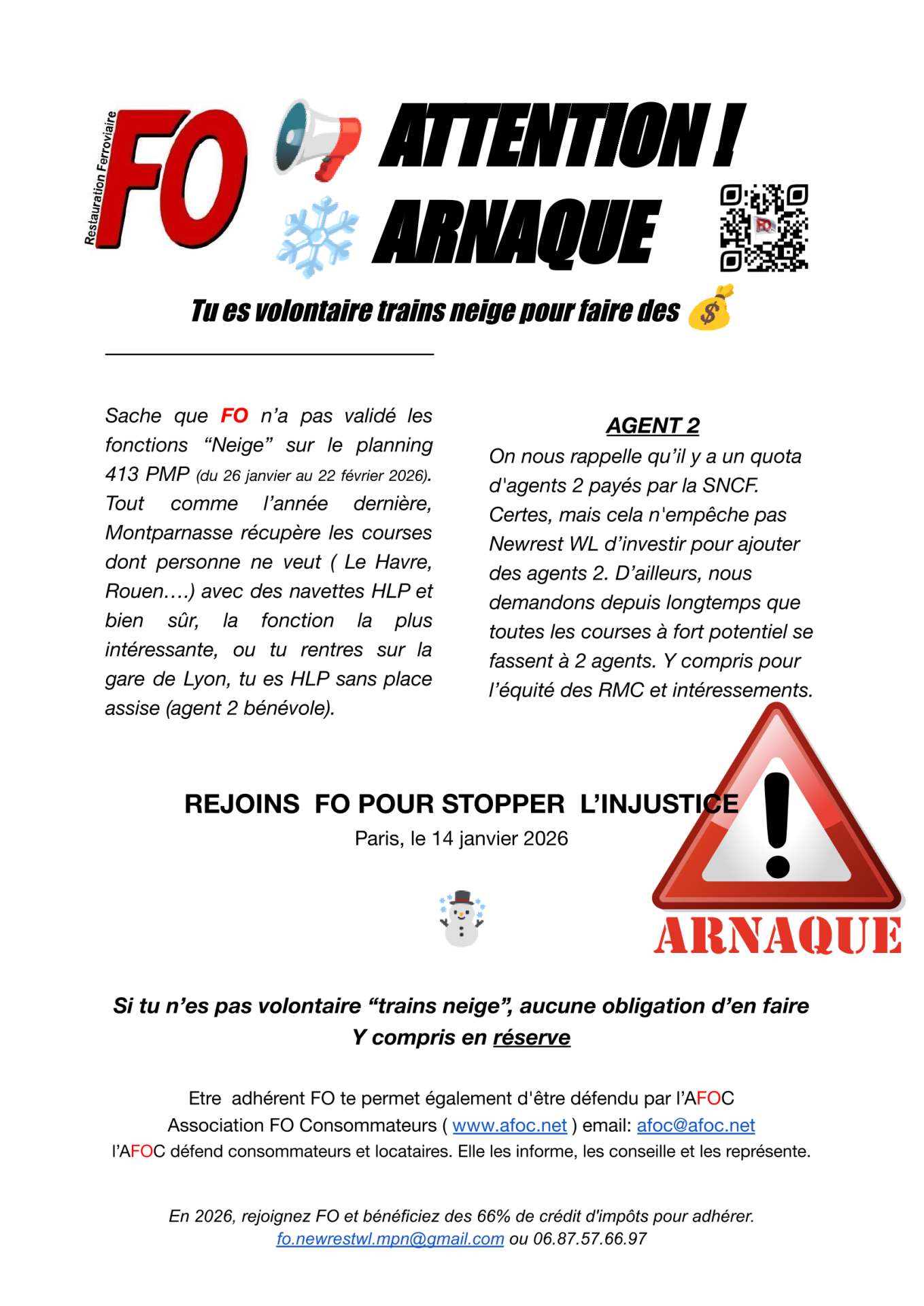 Tract trains neige du 14-01-2026